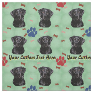 Labrador-Retriever - personalisiert Stoff