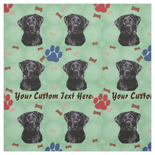 Labrador Retriever - Personalisiert Stoff (Muster)