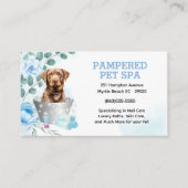 Labrador Retriever Pet Groomer Wellness-Center Ern Visitenkarte (Vorderseite)