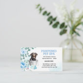 Labrador Retriever Pet Groomer Wellness-Center Ern Visitenkarte (Stehend Vorderseite)