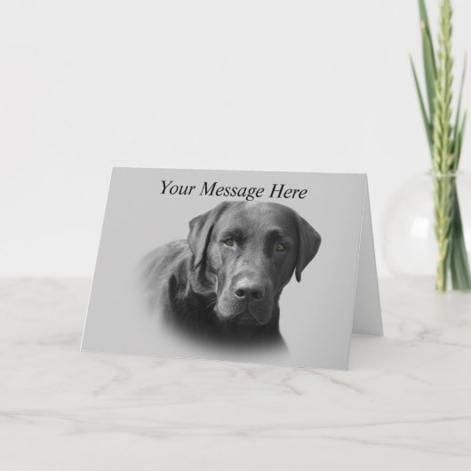 Labrador Retriever Phantastische Grußkarte Karte (Vorderseite)