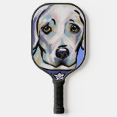 Labrador Retriever Pickleball Schläger (Vorderseite)