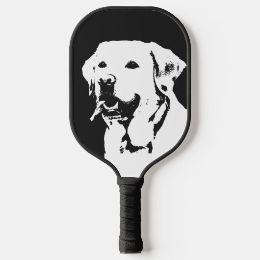 Labrador Retriever Pickleball Schläger (Vorderseite)