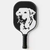 Labrador Retriever Pickleball Schläger (Rückseite)