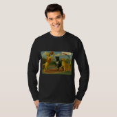 Labrador Retriever playing basketball T-Shirt (Vorne ganz)