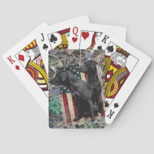Labrador Retriever Playing Cards, Patriotischer La Spielkarten