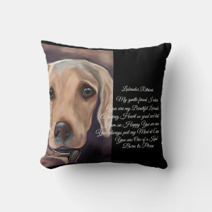 Labrador Retriever Poesie Kissen