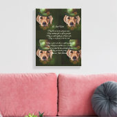 Labrador Retriever Poetry Leinwanddruck (Insitu (Wohnzimmer))