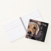Labrador Retriever Poetry Notizblock (Innenseite)