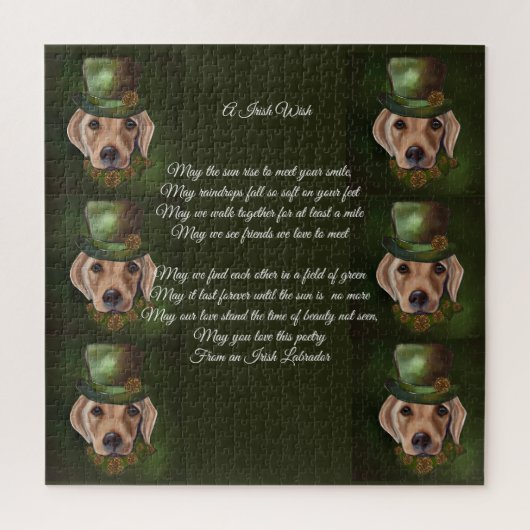 Labrador Retriever Poetry Puzzle (Vertikal)