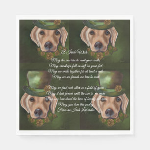 Labrador Retriever Poetry Serviette