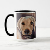 Labrador Retriever Poetry Tasse (Links)