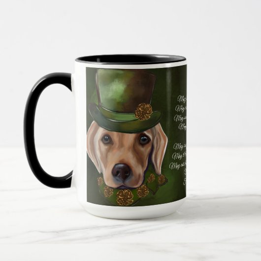 Labrador Retriever Poetry Tasse (Links)