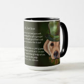 Labrador Retriever Poetry Tasse (VorderseiteRechts)