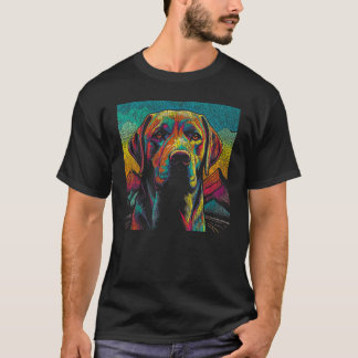Labrador Retriever Pop Art Hund Grafik T-Shirt