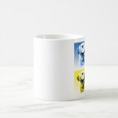 Labrador Retriever Pop Art Kaffeetasse (Mittel)