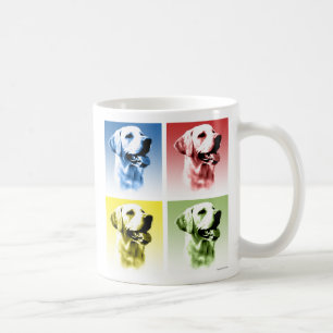 Labrador Retriever Pop Art Kaffeetasse