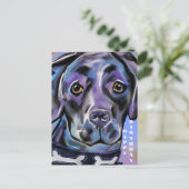 LABRADOR RETRIEVER POSTKARTE (Stehend Vorderseite)