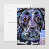 LABRADOR RETRIEVER POSTKARTE (Vorne/Hinten)
