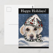 Labrador Retriever Postkarte (Vorne/Hinten)