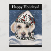 Labrador Retriever Postkarte (Vorderseite)