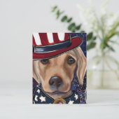 LABRADOR RETRIEVER POSTKARTE (Stehend Vorderseite)