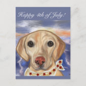 Labrador Retriever Postkarte (Vorderseite)