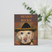 Labrador Retriever Postkarte (Stehend Vorderseite)