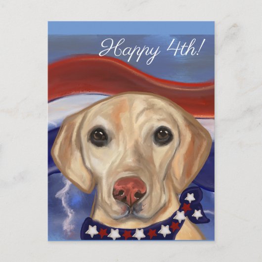 LABRADOR RETRIEVER POSTKARTE (Vorderseite)