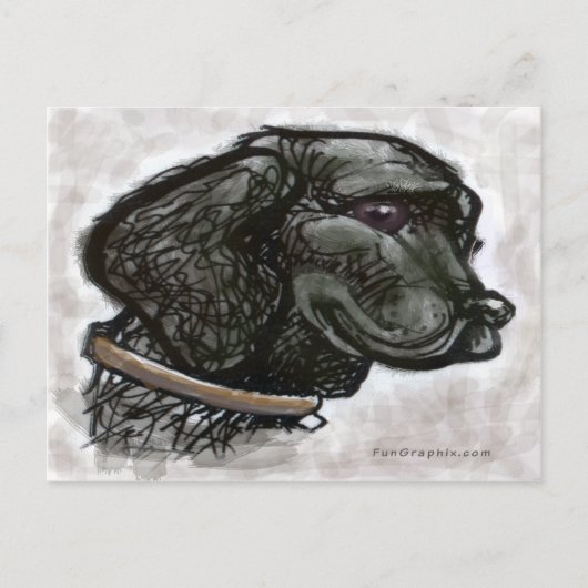 Labrador Retriever Postkarte (Vorderseite)