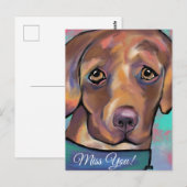 LABRADOR RETRIEVER POSTKARTE (Vorne/Hinten)