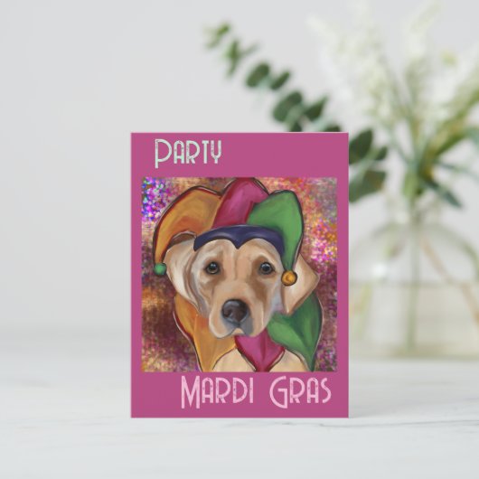 LABRADOR RETRIEVER POSTKARTE (Stehend Vorderseite)