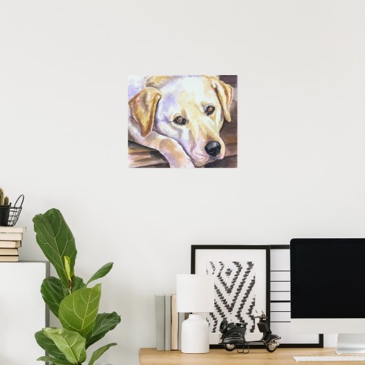 Labrador Retriever Print Poster (Heimbüro)