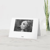 Labrador Retriever Puppy Blank Note Card Karte (Rückseite)