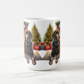 Labrador Retriever Puppy Dodge Weihnachtsfeiertag Kaffeetasse (Mittel)