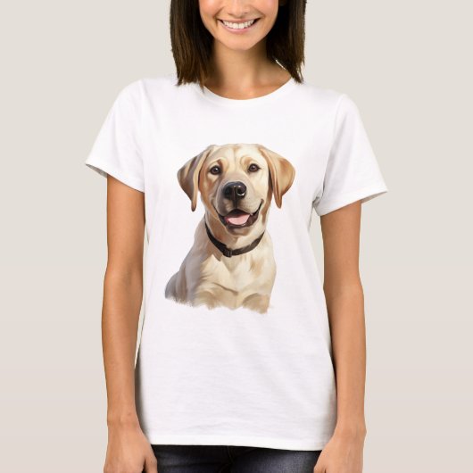 Labrador Retriever Puppy-Liebe T-Shirt (Vorderseite)