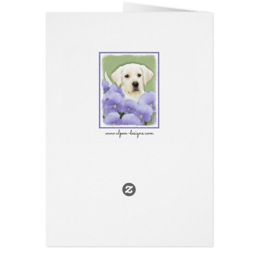 Labrador Retriever Puppy Painting Original Dog Art (Hinten)