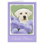 Labrador Retriever Puppy Painting Original Dog Art (Vorne)