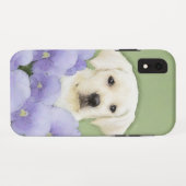 Labrador Retriever Puppy Painting Original Dog Art Case-Mate iPhone Hülle (Rückseite (Horizontal))