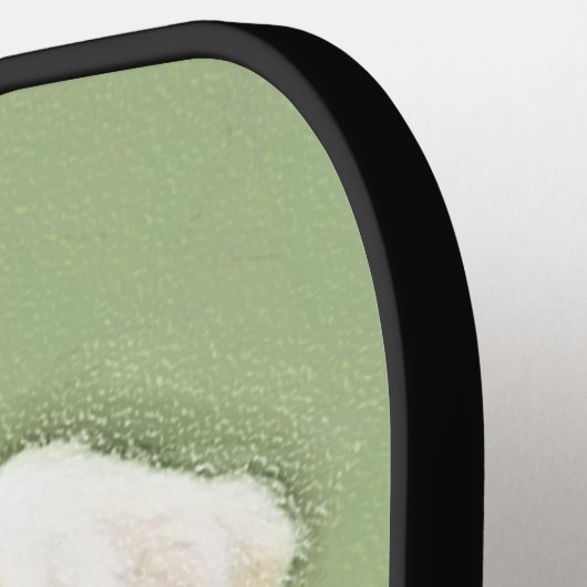 Labrador Retriever Puppy Painting Original Dog Art Pickleball Schläger (Linke Seite)