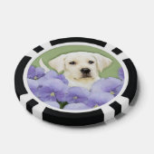 Labrador Retriever Puppy Painting Original Dog Art Pokerchips (Einzeln)