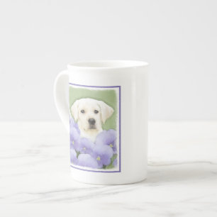 Labrador Retriever Puppy Painting Original Dog Art Porzellantasse