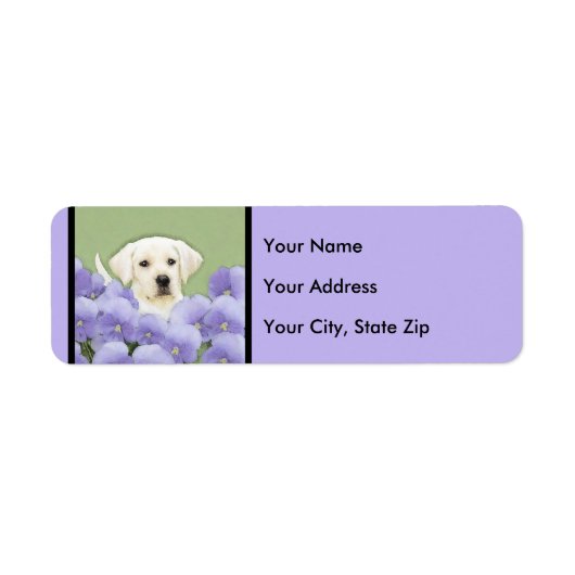 Labrador Retriever Puppy Painting Original Hunde A (Vorne)