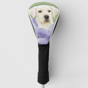 Labrador Retriever Puppy Painting Original Hunde A Golf Headcover