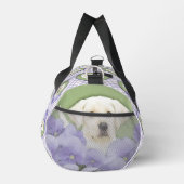 Labrador Retriever Puppy Painting Yellow Dog Art Duffle Bag (Rechts)
