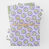 Labrador Retriever Puppy Painting Yellow Dog Art Geschenkpapier Set (Beispiel)