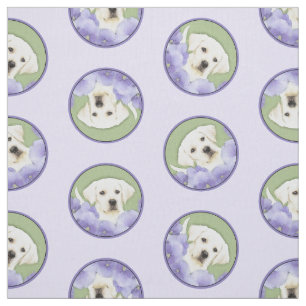 Labrador Retriever Puppy Painting Yellow Dog Art Stoff