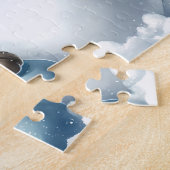 Labrador Retriever Puppy Snowman Christmas Dog Puzzle (Seite)