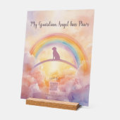  Labrador Retriever Rainbow Bridge Memorial Sign Acrylschild (Winkel)