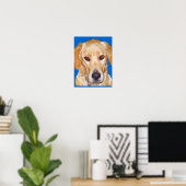 Labrador Retriever "Reggie" Poster (Heimbüro)
